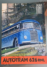 BROCHURE FIAT AUTOTRAM AUTOBUS 626 RNL (FR) 1940