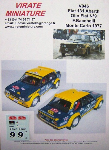 V046 fiat 131 abarth - abarth, rallye
