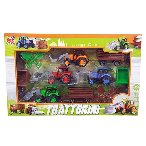 Set trattori con accessori - set,