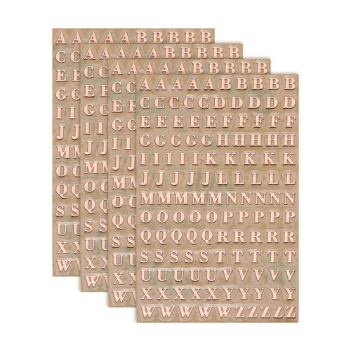 Fogli adesivi lettere - 4,