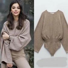 ZARA BODY DONNA NUOVO BEIGE