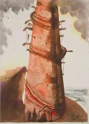 Salvador dali torre di - la,