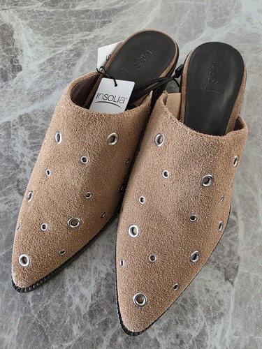 Mules tacco blocco occhielli - mules, a