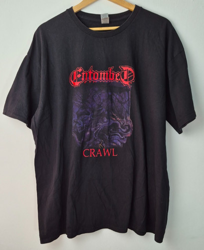 Maglietta entombed crawl - entombed, rock