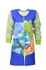 Casacca Camice Donna Grembiule da Lavoro Gelateria Scuola Pulizie Operaio