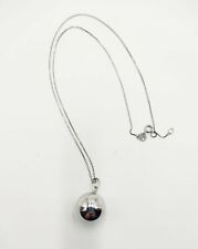 COLLANA CHIAMA ANGELI MEDIO CON CATENINA A 45 CM IN ARGENTO 925 RODIATO IN ORO 