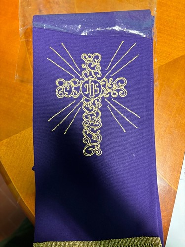 Stola liturgica viola con - stola,