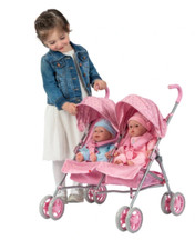 Passeggino bambola gemello