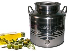 FUSTO CONTENITORE OLIO acciaio