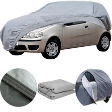 Telo copri auto copriauto felpato impermeabile con zip per fiat Punto III serie