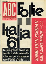 ABC 1961/19=TORINO ITALIA EXPO=ALAN SHEPARD MERCURY=STIPEL=TORTURA=CUDICINI FABI