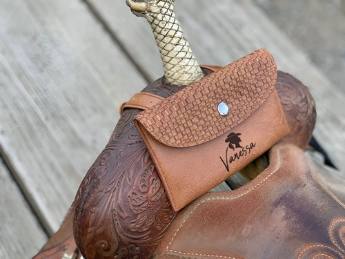 Personalized saddle pouch - personalized,