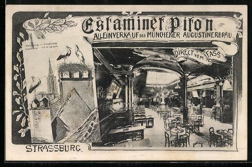 Cpa strassburg bierhalle - cpa, strassburg,