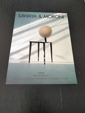 1989 CHAIR TATLIM DESIGN MARCO MENCACCI SAWAYA & MORONI VINTAGE AD PUBBLICITA
