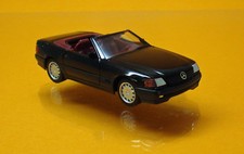 Herpa 038850 Mercedes-Benz 500 SL tipo R129 nero metallizzato scala 1:87 NUOVO!