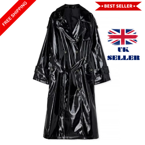 Trench donna pvc vinile gotico