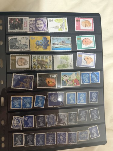 Francobolli collezione in - da,