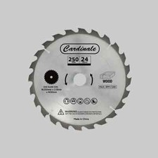 DISCO DI RICAMBIO PER SEGA CIRCOLARE CON BANCHETTO CARDINALE Ø 250 mm - 24 de...