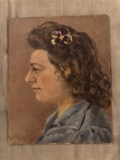 ? Dipinto olio ritratto di