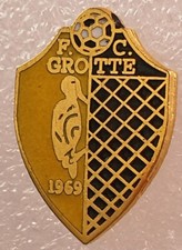 Distintivo calcio ⚽ GROTTE spilla AGRIGENTO pin SICILIA no piedino SMALTO 