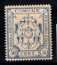 Sant'Ilario d'Enza - Nuovo ** 100% marche comunali 50 cent.Riscontro