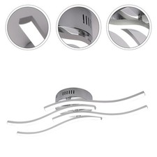 1Pz Lampadario Onda Unico Lampada LED da Soffitto Creativo per Camera da Letto Casa