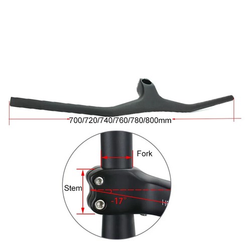 Stelo manubrio integrato - , bici