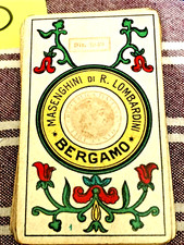 TAROCCO antichi Tarocchi piemontesi Masenghini anno  1949 , 78 carte