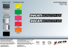 2 Adesivi Fianchetti Coda Ducati Monster 620