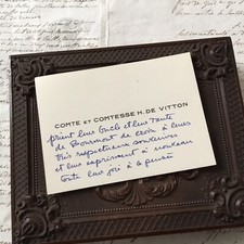 Carte De Visite Ancienne Comte