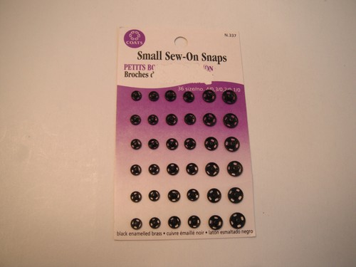 Coats small sew snaps - coats, sew-on