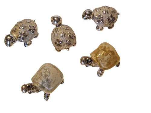 Lotto stock tartarughe argento - lotto,