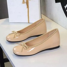 Ballerine nude vernice fiocco - ballerine,