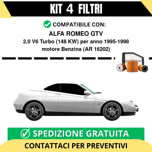 Kit filtri tagliando - filtri, per