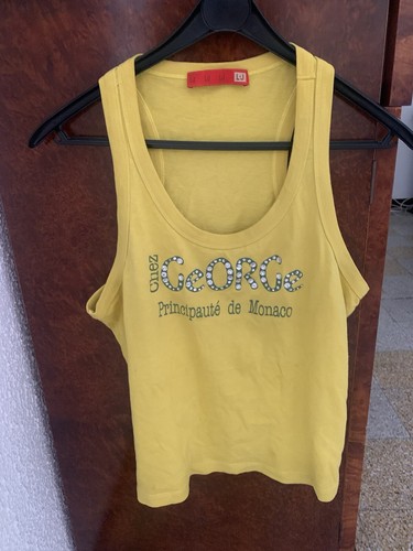 Liu top giallo con - giallo,