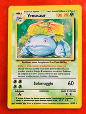 Lotto Carte Pokemon Venusaur 15/102 Set Base Bellissimo Ultra Raro Starter
