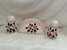 Shaker e porta tovaglioli rosa