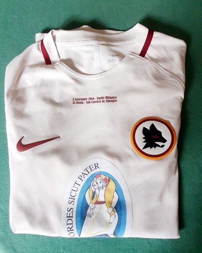 Maglia roma calcio matchworn - maglia,