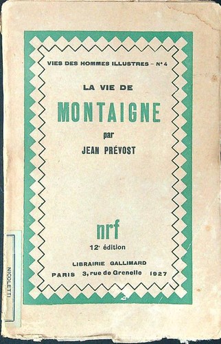 Vie montaigne prevost - la,