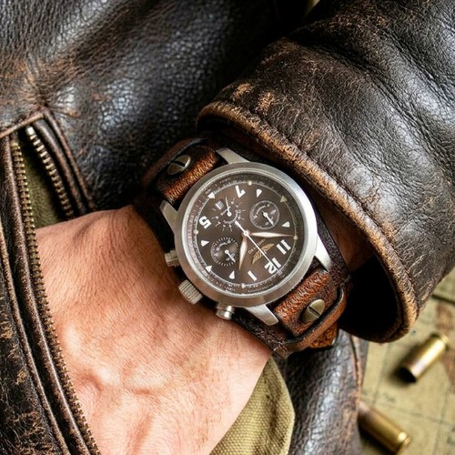 Cinturino orologio pelle 22 - cinturino,