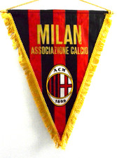 GAGLIARDETTO CALCIO MILAN ASSOCIAZIONE CALCIO  PENNANT FOOTBALL WINPEL VINTAGE