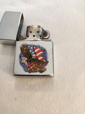 ZIPPO Accendino 1994  Follow The Eagle Motorcycles Harley Davidson Vintage
