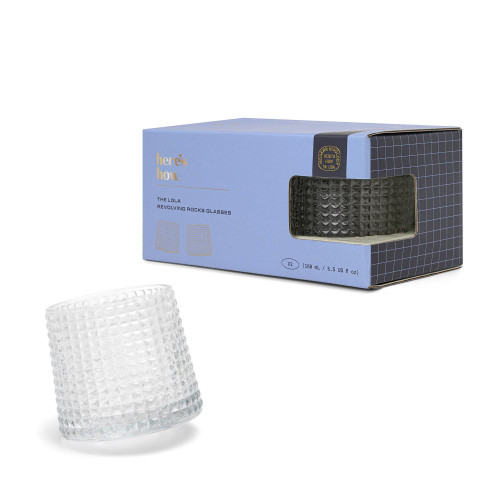The lola revolving rocks glass - the,