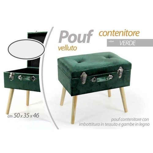 Pouf contenitore baule - contenitore,