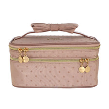 BEAUTY CASE M POLKA GLAM ROSA