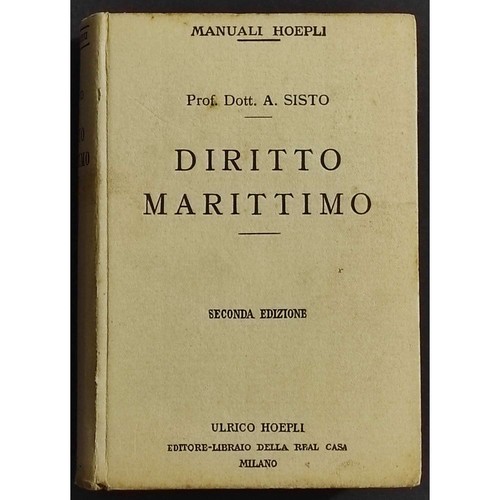 Diritto marittimo sisto - marittimo,