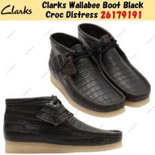 Stivali Clarks Wallabee neri
