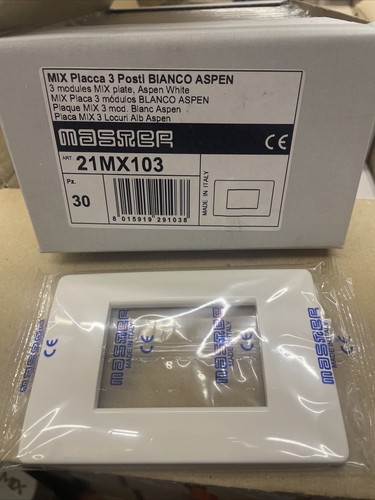 Placca posti bianco - posti, master
