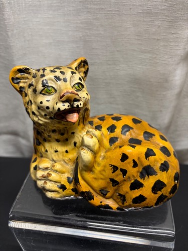 Statuina cucciolo leopardo - di,