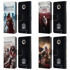 ASSASSIN'S CREED BROTHERHOOD KEY ART CUSTODIA A LIBRO IN PELLE PER TELEFONI MOTOROLA 2